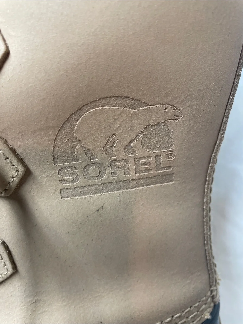 Sorel Tan and Black Rubber Bottom Men's Rain & Snow Boots NWT size 9